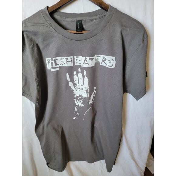 the Flesheaters band t shirt size large asphalt gray - Picture 1 of 2